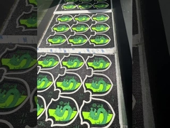 Etiqueta de acero en la ropa Logotipo de silicio con tela Tatami Etiqueta de logotipo personalizado Adhesivo Etiquetas impresas para G