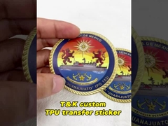 Parche de tpu personalizado de fábrica 3d lavable transferencia de calor de etiqueta de tpu Múltiples estilos transferencia de calor de logotipo de tpu