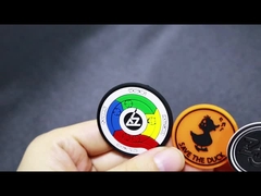 Remiendo micro grabado en relieve del silicón de la inyección de Logo Suede Clothes Label 3D