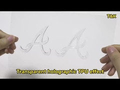 Parche de tpu personalizado de fábrica 3d lavable transferencia de calor de etiqueta de tpu Múltiples estilos transferencia de calor de logotipo de tpu