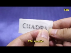 Parche de tpu personalizado de fábrica 3d lavable transferencia de calor de etiqueta de tpu Múltiples estilos transferencia de calor de logotipo de tpu