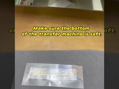 ¿Cómo se prensan las etiquetas de transferencia de TPU?