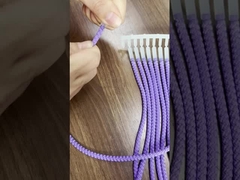 Cordón de poliéster a medida Cordones redondos de dibujo con capucha Cordón de cuerda cordón de dibujo envuelto con cabeza de goma