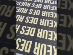 Impresión de silicona en bandas