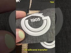 Impresión de parches de silicona personalizados de alta calidad, impresión de silicona en relieve 3D, logotipo, etiqueta de transferencia de calor