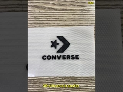 Impresión 3D de alta calidad de fábrica Logotipo de silicona Impresión de transferencia de calor Etiqueta de transferencia térmica de hierro caliente