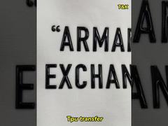 etiqueta de transferencia de calor tpu