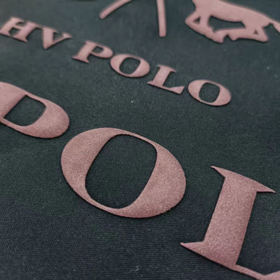 Custom 3D Silicone Heat Transfer Label with Ultrasonic Cut and Square Shape for Garment Free Sample Available