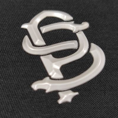 Custom Logo 3D Embossed Eco-Friendly Silicone Heat Transfer Labels for Clothing Use