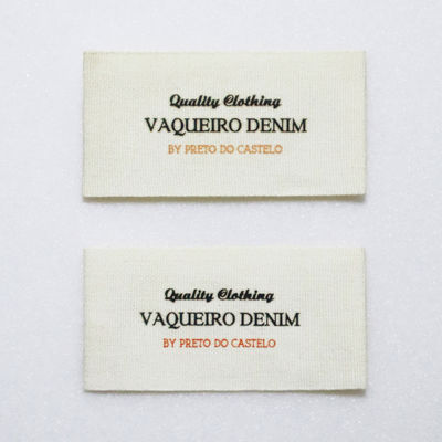 Durable Silicone Screen Printing Clothing Labels Vibrant Ink Screen Printing Clothing Labels