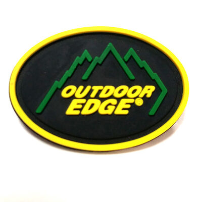 Garment Customized Silicone Thick Heat Transfer Printing LOGO Patch Board 3D Rubber Label Pvc Badge