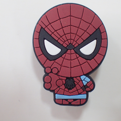 Inyección suave del molde del personaje de dibujos animados del remiendo de goma lindo de encargo del PVC