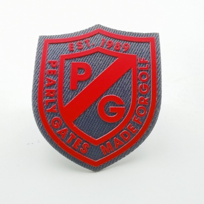 Etiquetas de la impresión de la pantalla del silicón de la ropa, 3D Logo Silk Screen Labels