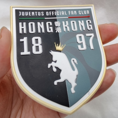 Transferencia de calor en Team Apparel Embossed Clothing Labels, insignia de Tpu de la ropa