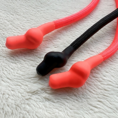 Deportes Poliéster Cordón de cuerda de tracción Ropa de silicona cabeza trenzada 5mm-8mm