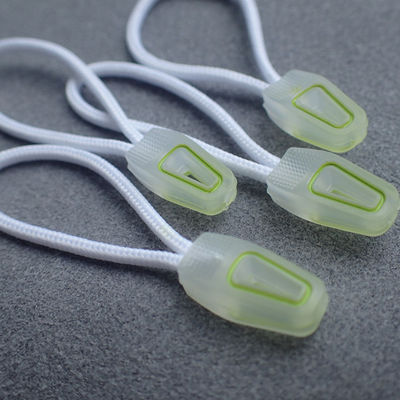 Tirador colorido adaptable de la cremallera del PVC a la ropa de deportes