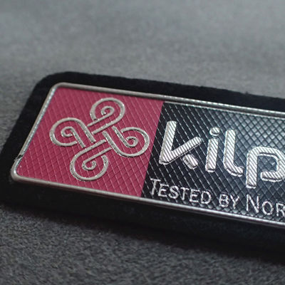 Remiendos de encargo de encargo de la chaqueta de la PU de Logo High Frequency