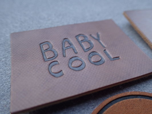 Remiendos del cuero repujado de la PU del estilo del vintage para los zapatos