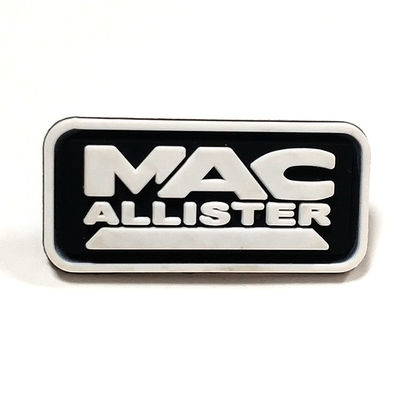 Insignias de goma de encargo del Pvc de Logo Clothing Woven Patches 3D
